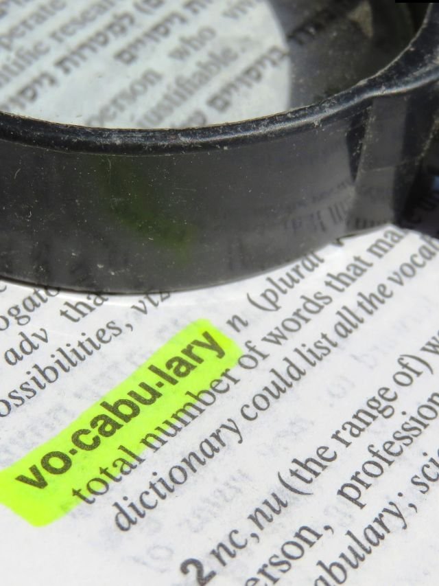 vocabulary challenge